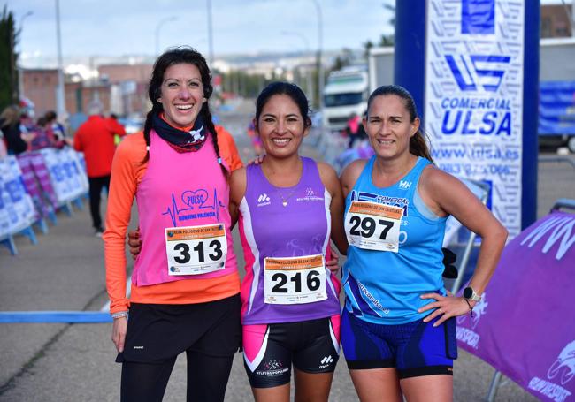 Ganadoras de la categoría femenia.