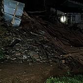 Un deslizamiento de tierra destruye seis casas en un pueblo de León