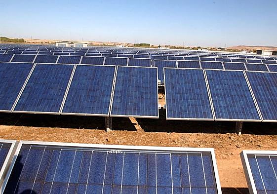 Planta fotovoltaica.