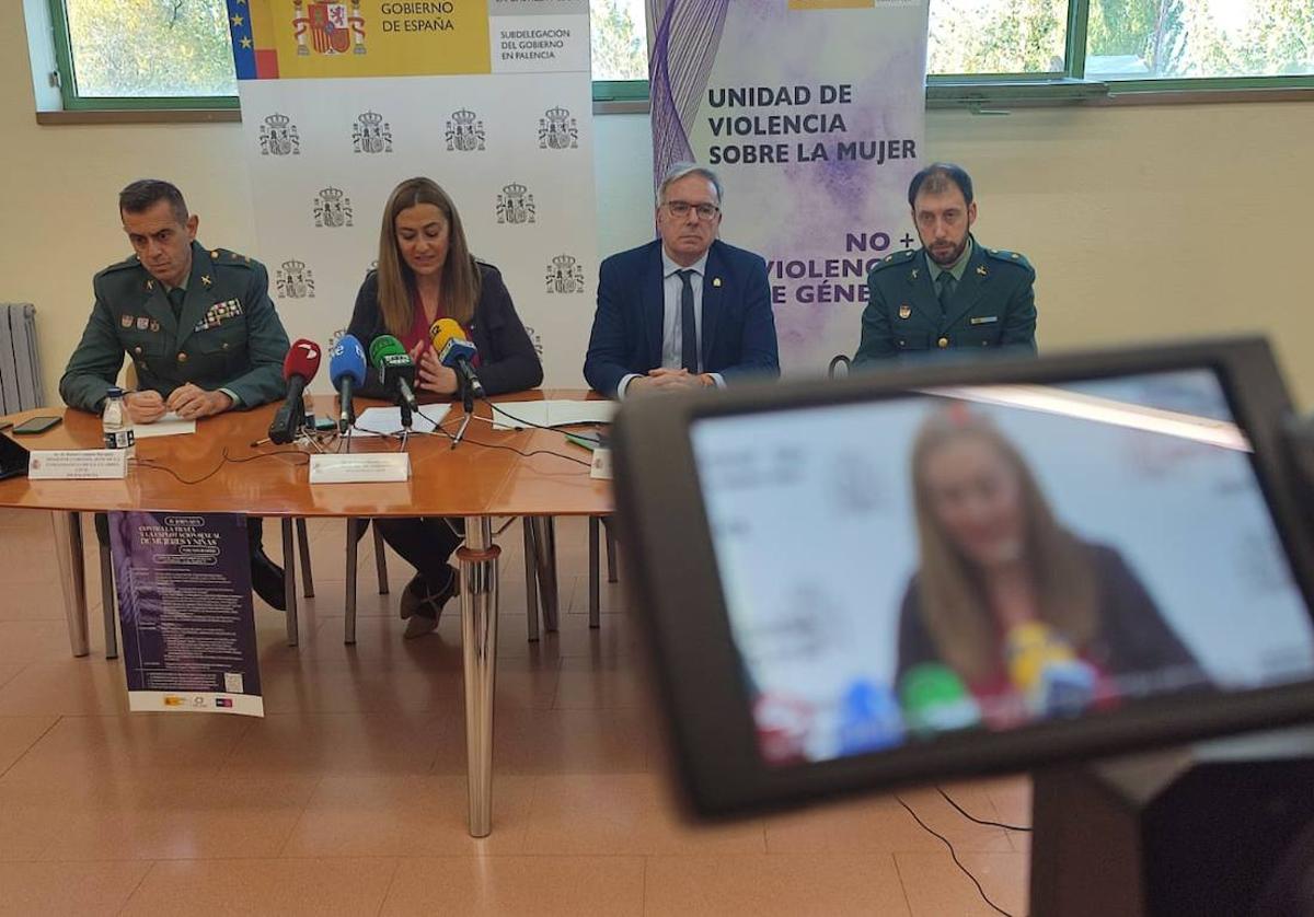 Virginia Barcones, durante la rueda de prensa.