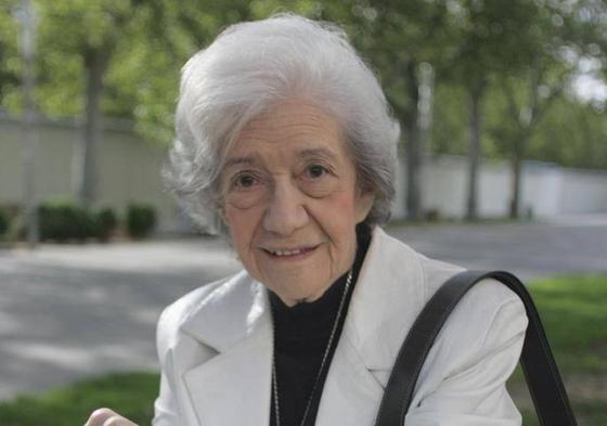 Ana María Matute, en la Feria del Libro de Valladolid en 2007.