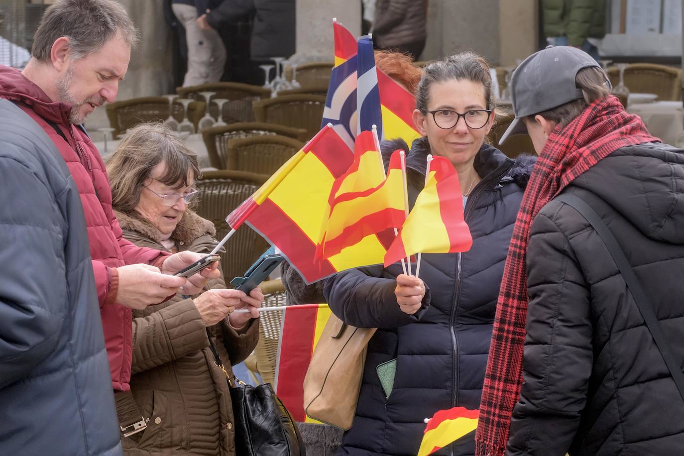 La concentración en Segovia contra la amnistía, en imágenes (2 de 2)