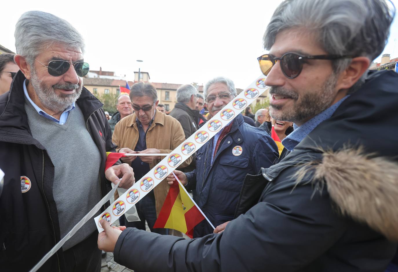 Los palentinos claman contra la amnistía en la Plaza Mayor