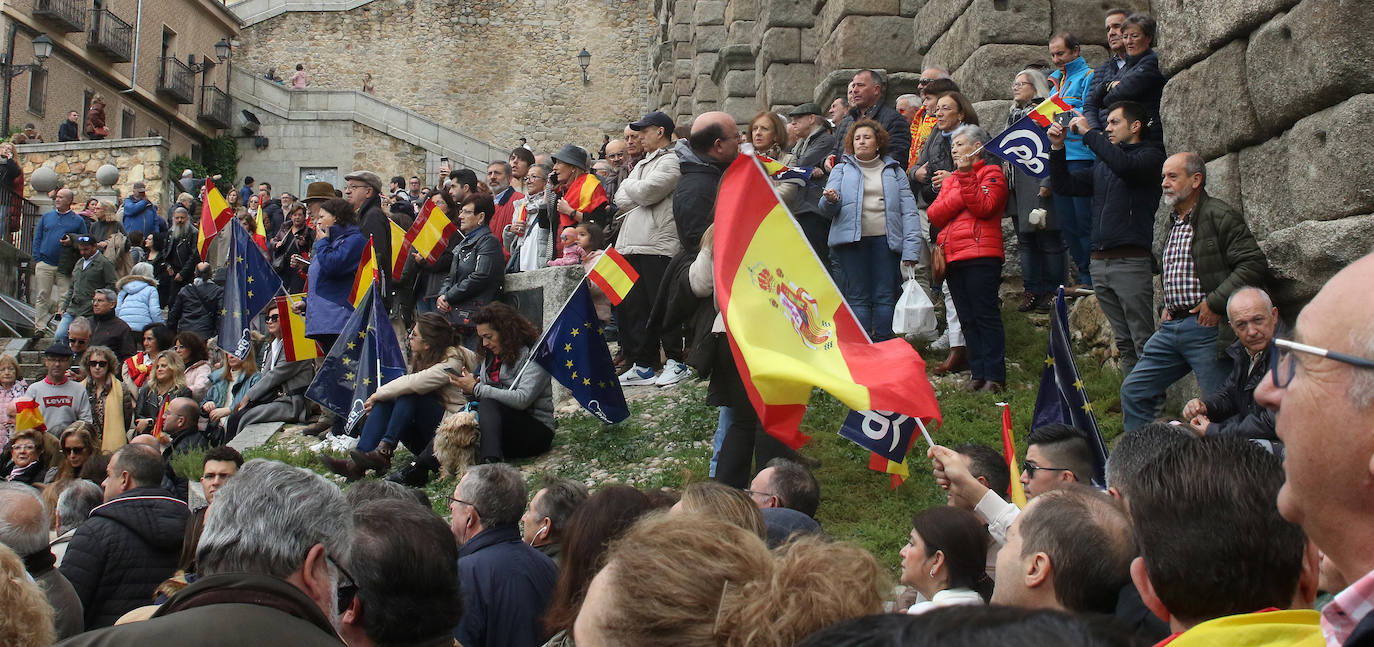 La concentración en Segovia contra la amnistía, en imágenes (1 de 2)