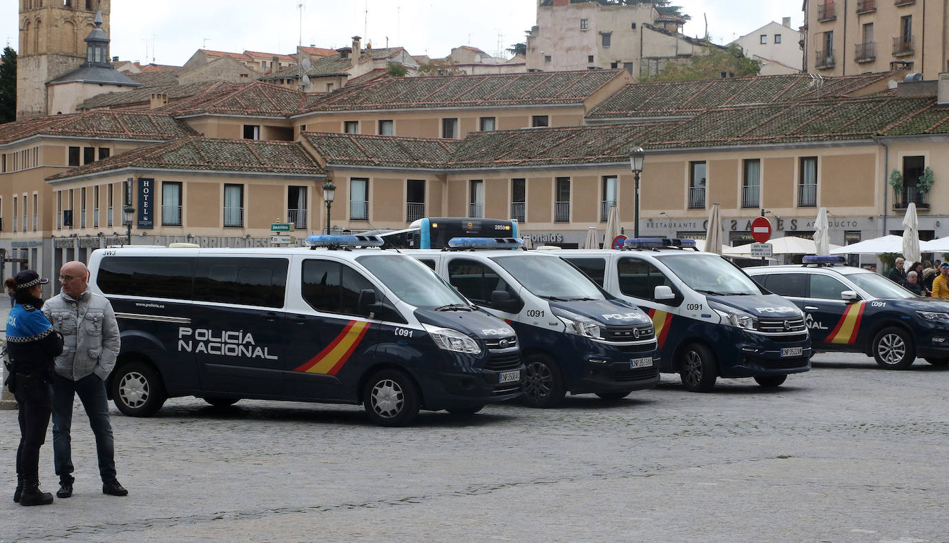 La concentración en Segovia contra la amnistía, en imágenes (1 de 2)