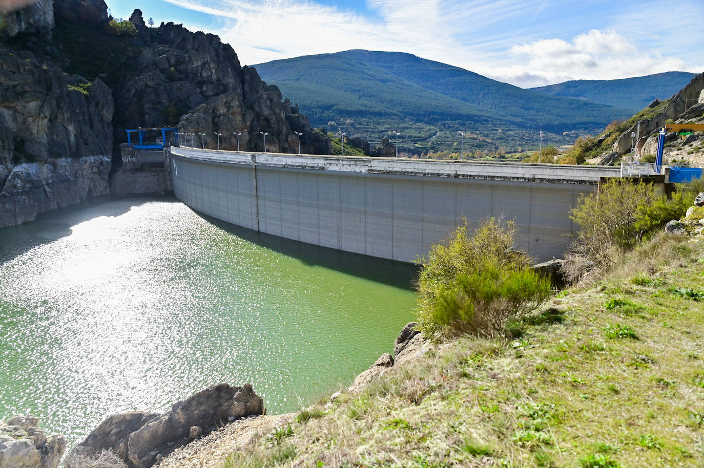 Estado actual del embalse de Camporredondo, en el Sistema de Carrión