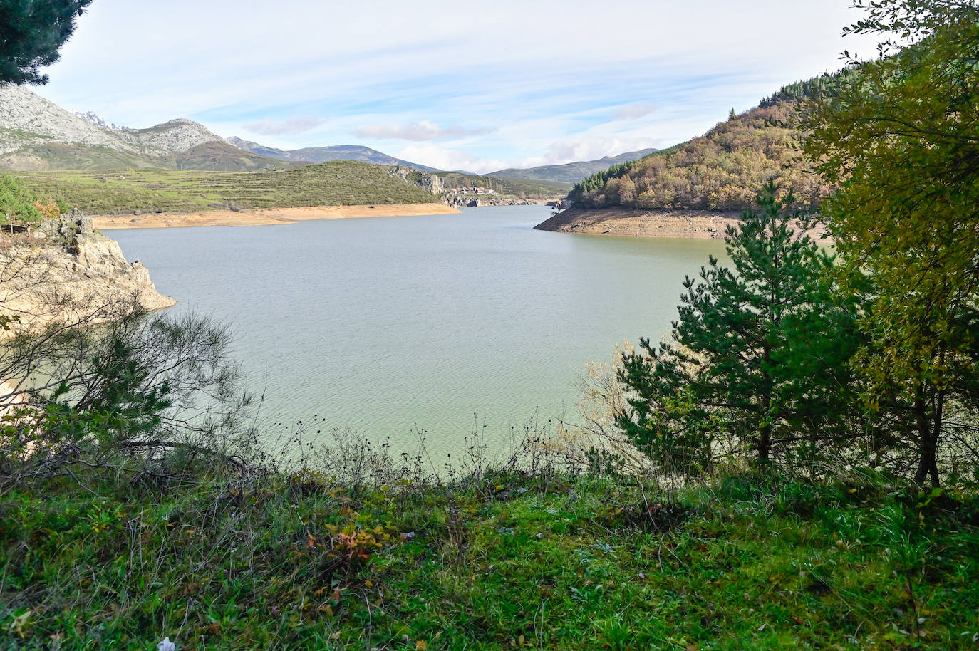 Estado actual del embalse de Camporredondo, en el Sistema de Carrión