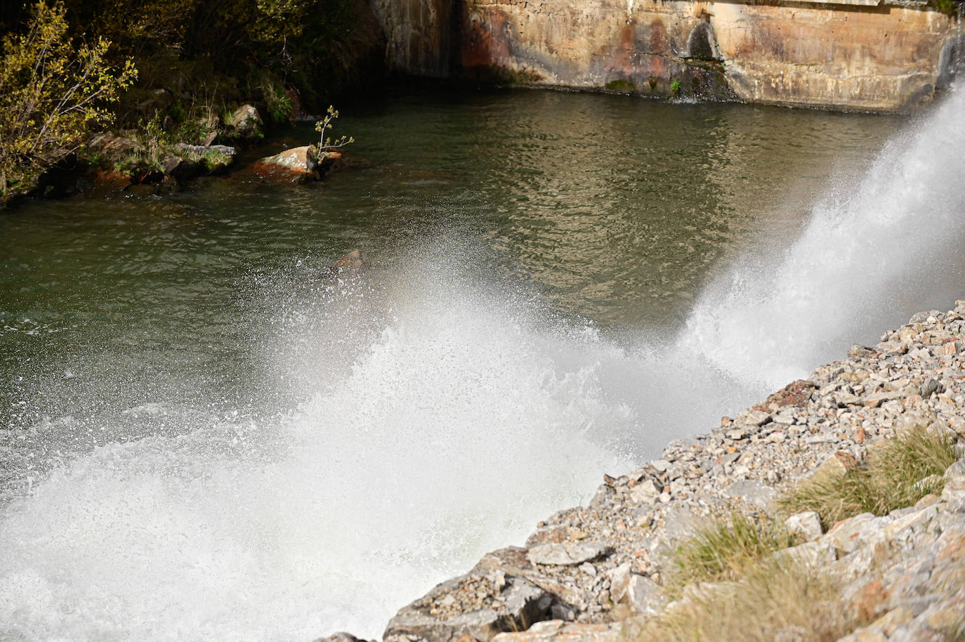 Estado actual del embalse de Compuerto, en el Sistema Carrión.