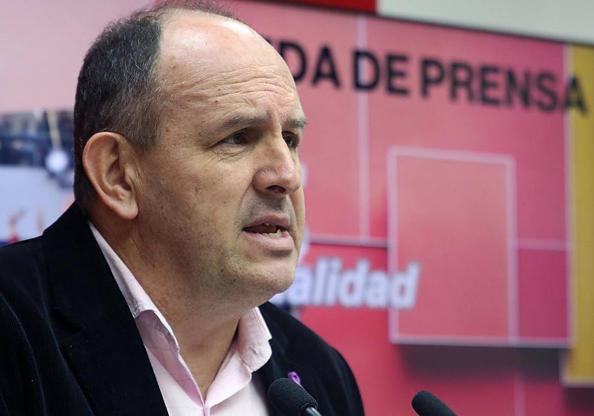 José Luis Aceves, secretario general del PSOE de Segovia.
