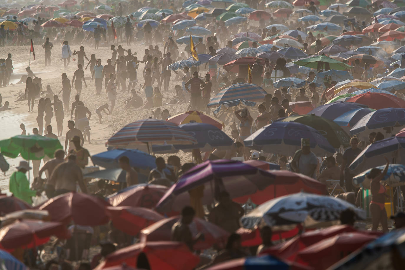 Calor agobiante en Brasil, con 58 grados de sensación térmica