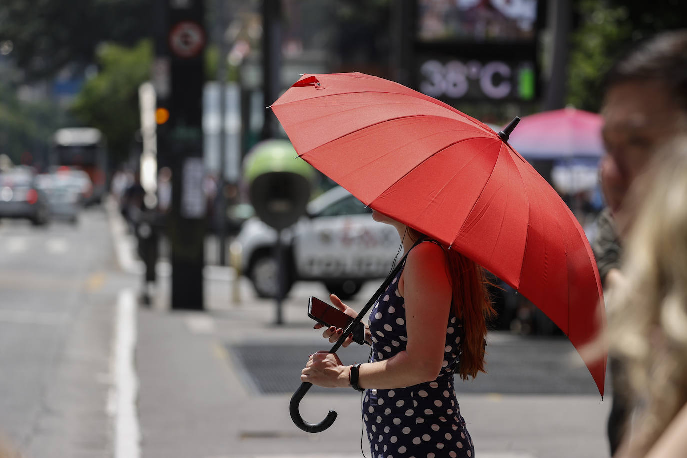 Calor agobiante en Brasil, con 58 grados de sensación térmica