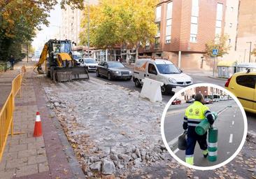 Valladolid estrena movilidad: desaparece el carril bici de la avenida de Gijón