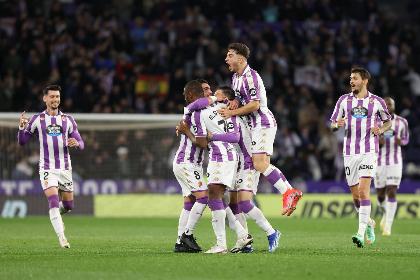 Las imágenes del partido entre el Real Valladolid y el Leganés