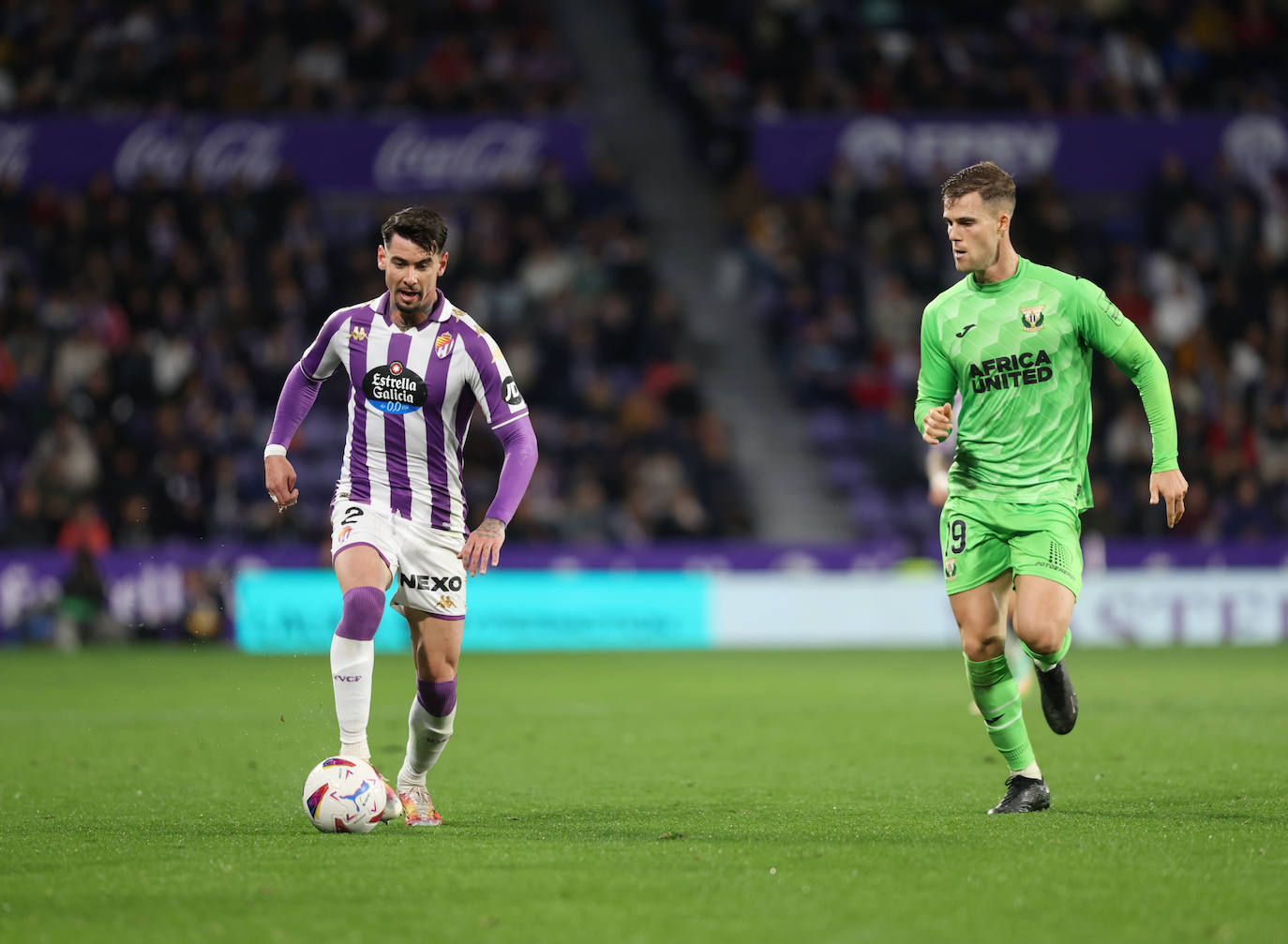 Las imágenes del partido entre el Real Valladolid y el Leganés