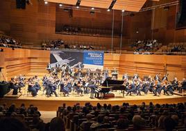 Un pasaje del concierto en el Auditorio Miguel Delibes.