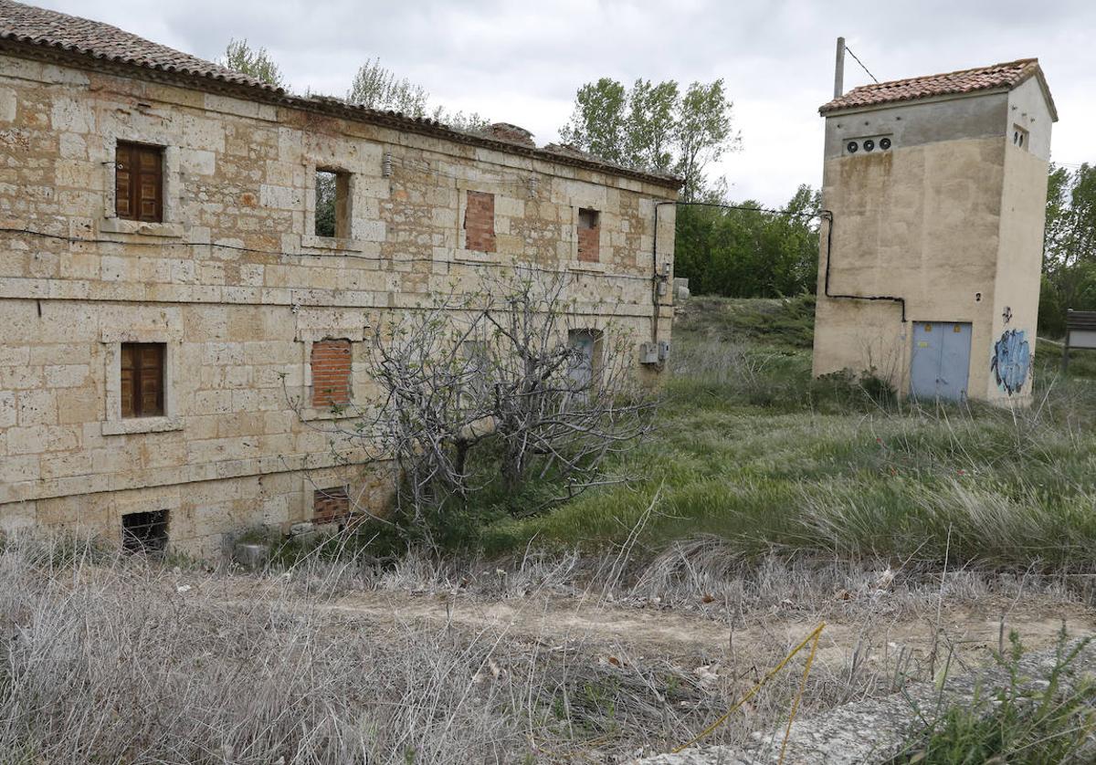 Antigua fábrica de la zona de Viñalta en la ciudad de Palencia.