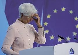 La presidenta del Banco Central Europeo, Christine Lagarde.