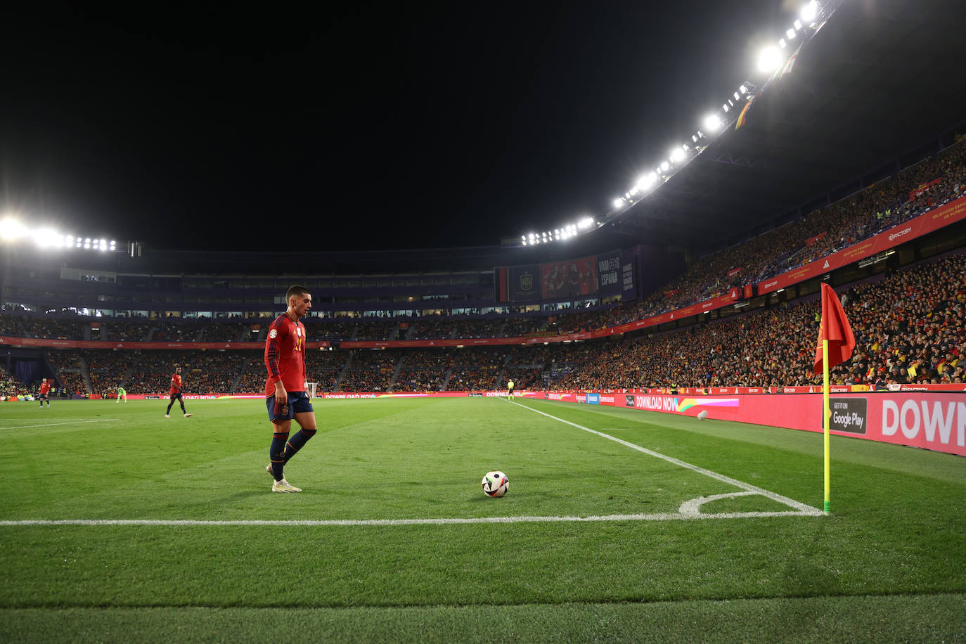 Las mejores imágenes del España-Georgia en Zorrilla