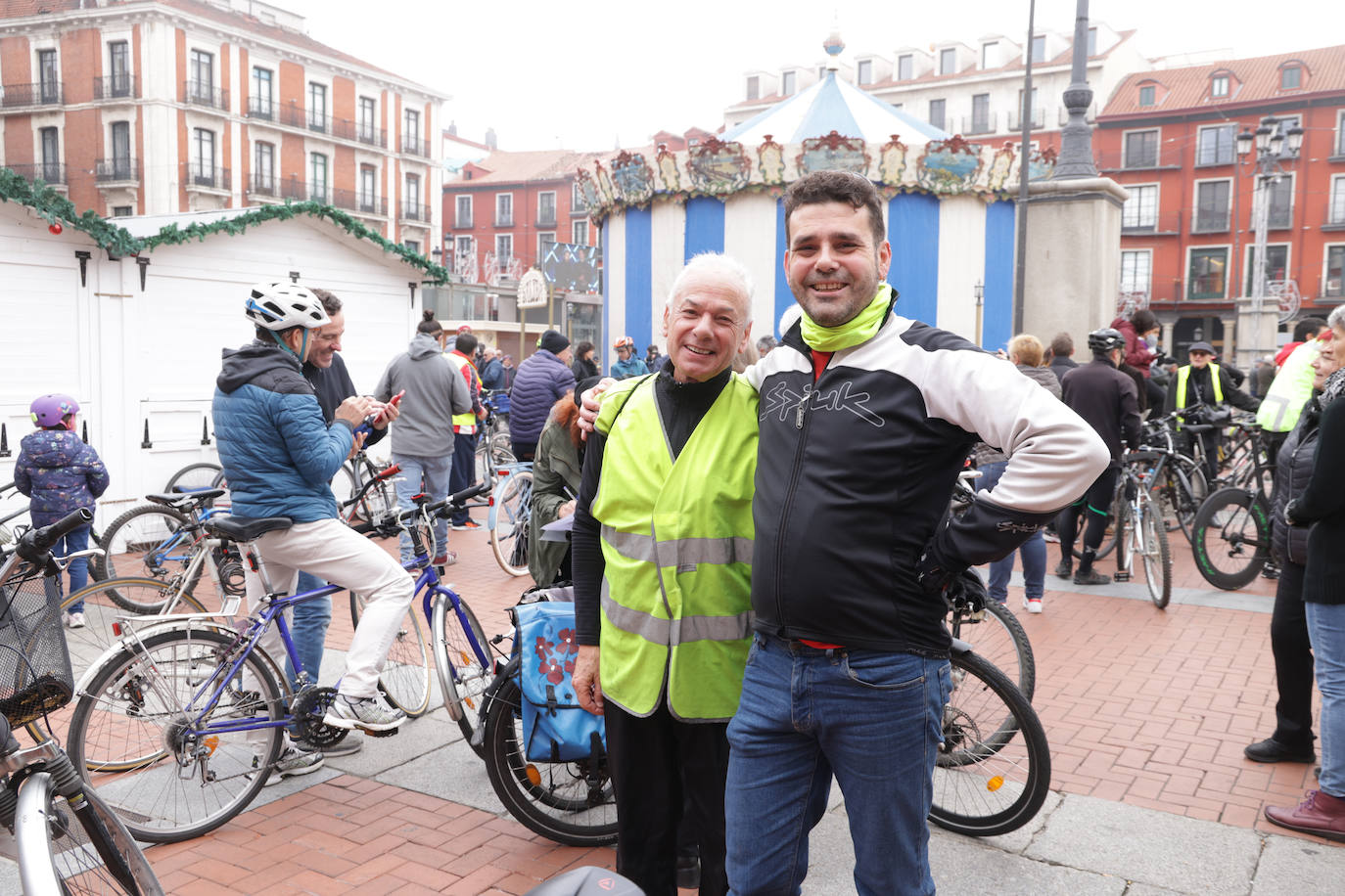 En imágenes, la protesta en bicicleta por la modificación de los carriles bici
