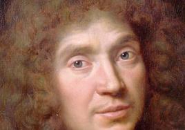 Retrato de Molière, obra de Pierre Mignard (hacia 1658).