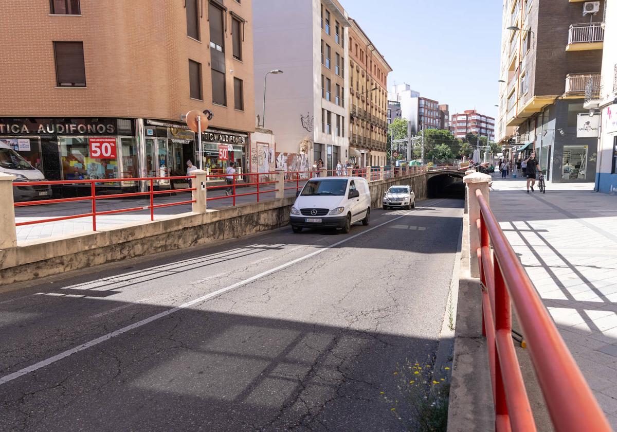 Túnel de Labradores, donde se produjo la agresión entre menores.