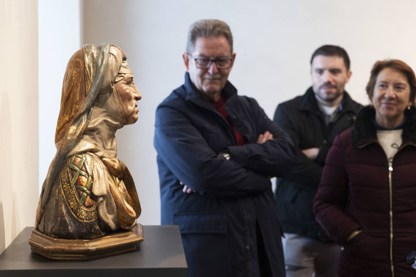 Visita de los suscriptores al Museo de Escultura