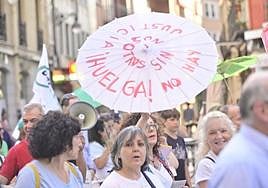 Manifestación anterior celebrada en Valladlid.