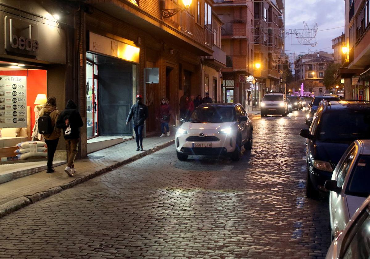 Calle Blanca de Silos, en el barrio de Santa Eulalia.