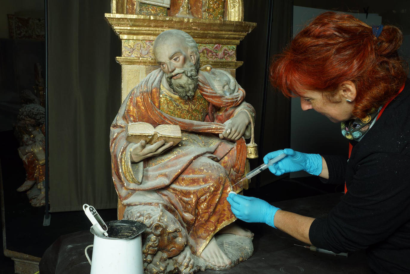 Obras de restauración en Monasterio del Parral