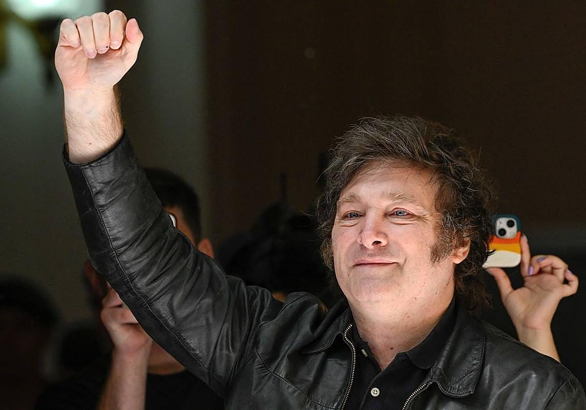 Javier Milei, presidente electo de Argentina.