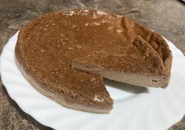 Tarta de queso y chocolate con solo tres ingredientes