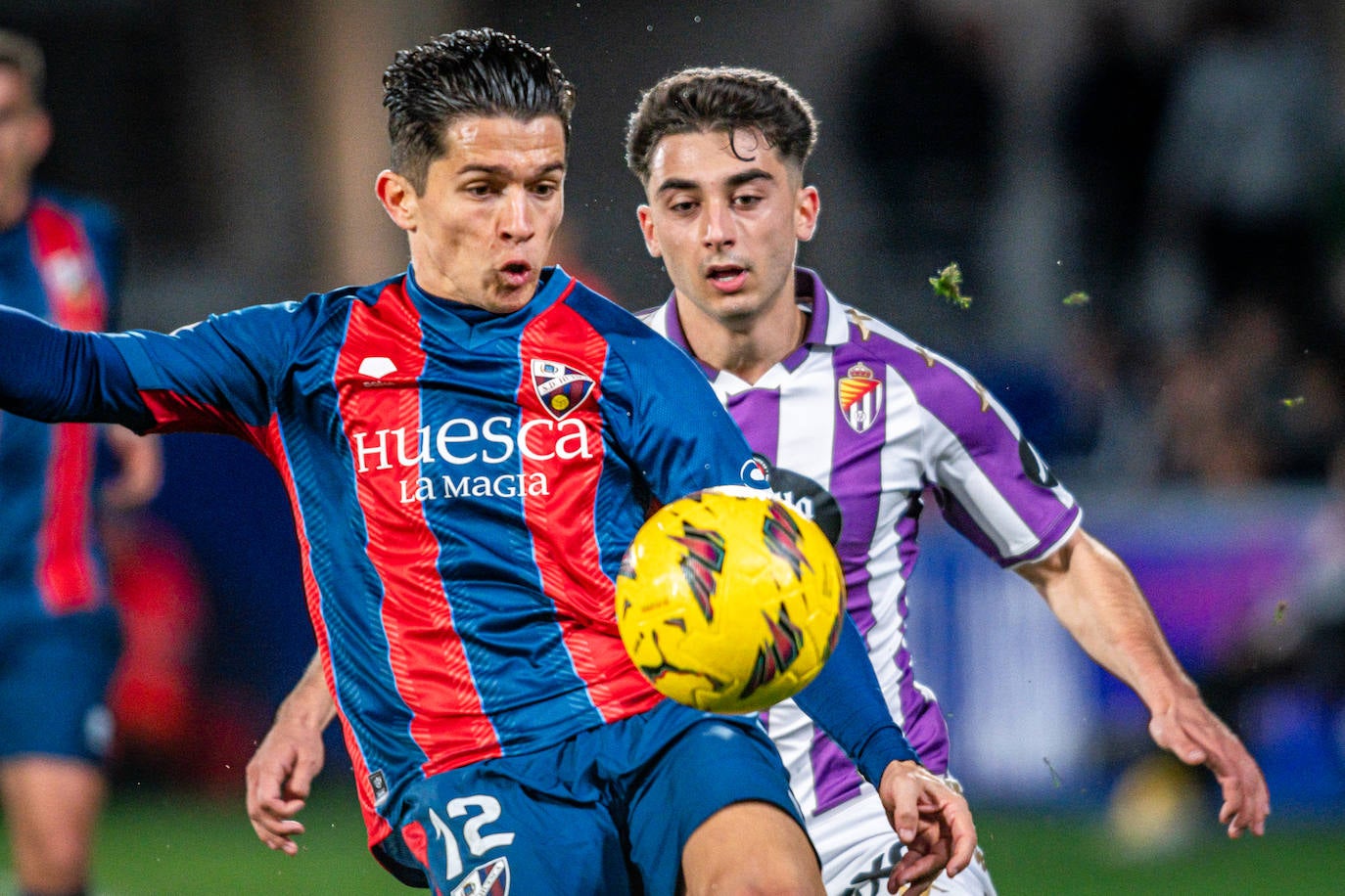 La victoria del Real Valladolid ante el Huesca, en imágenes