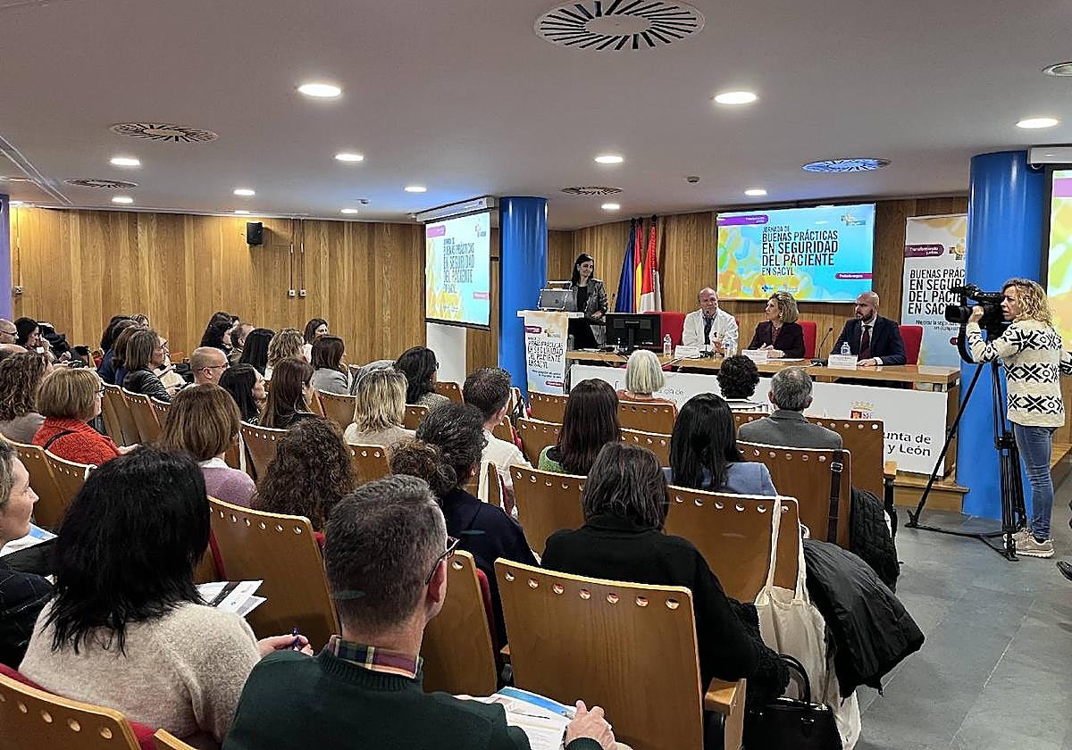 Inauguración de las jornadas en el Hospital General de Segovia.