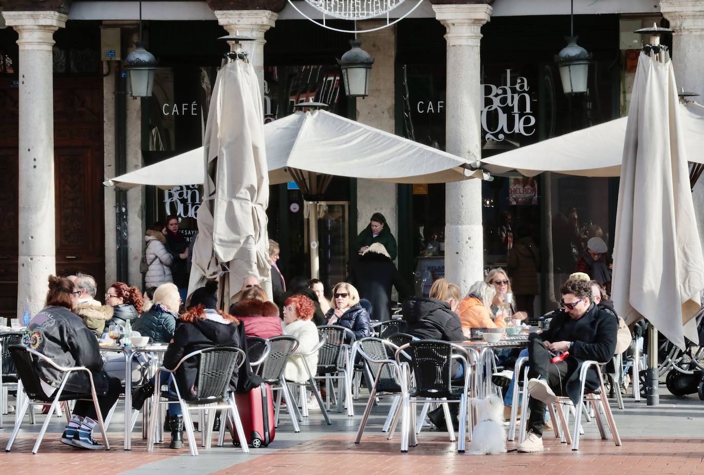 Imágenes del ambiente navideño en la Plaza Mayor (1/2)