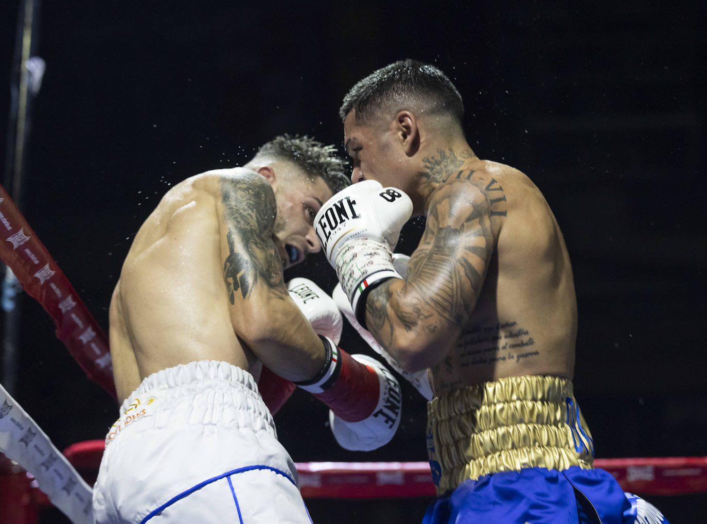 Imágenes del combate que ha dejado a Salvi sin el cinturón europeo