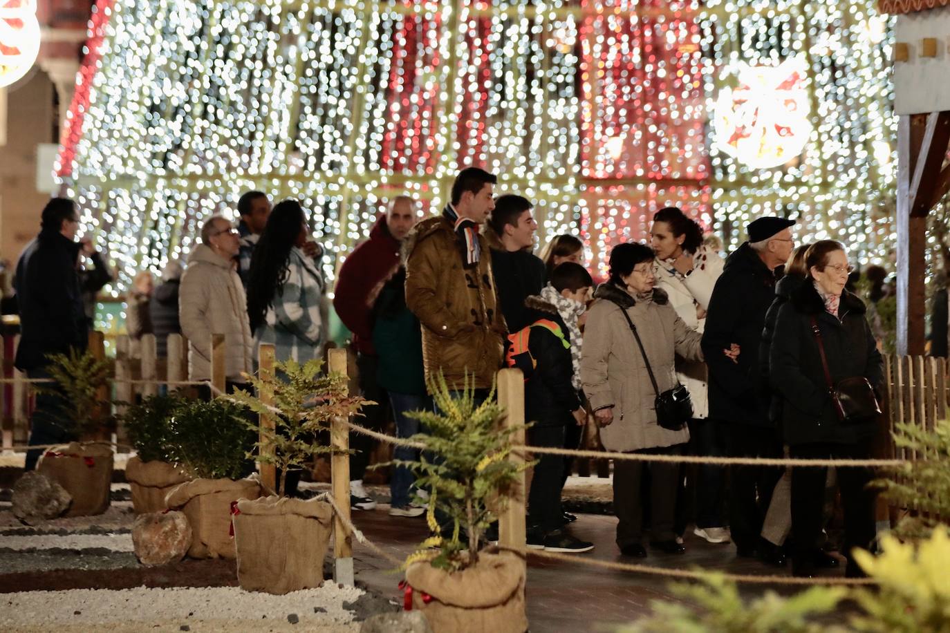 Imágenes del ambiente navideño en Valladolid