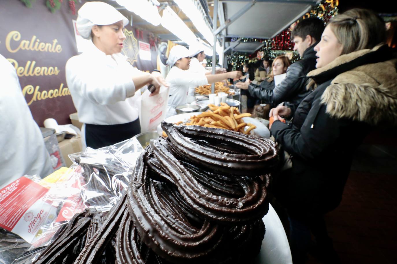 Imágenes del ambiente navideño en Valladolid