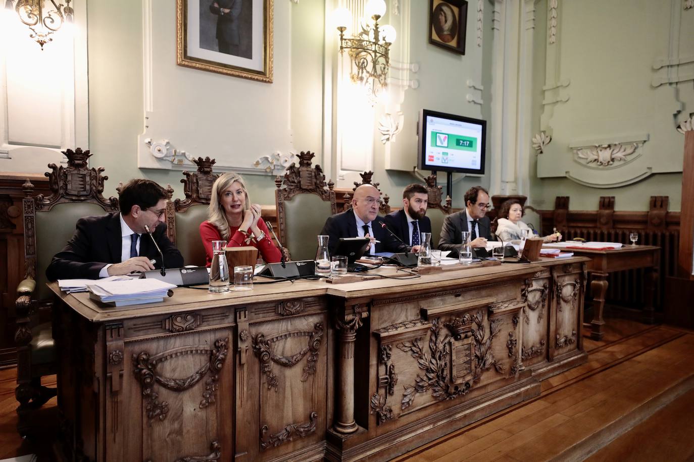 Pleno en el Ayuntamiento de Valladolid