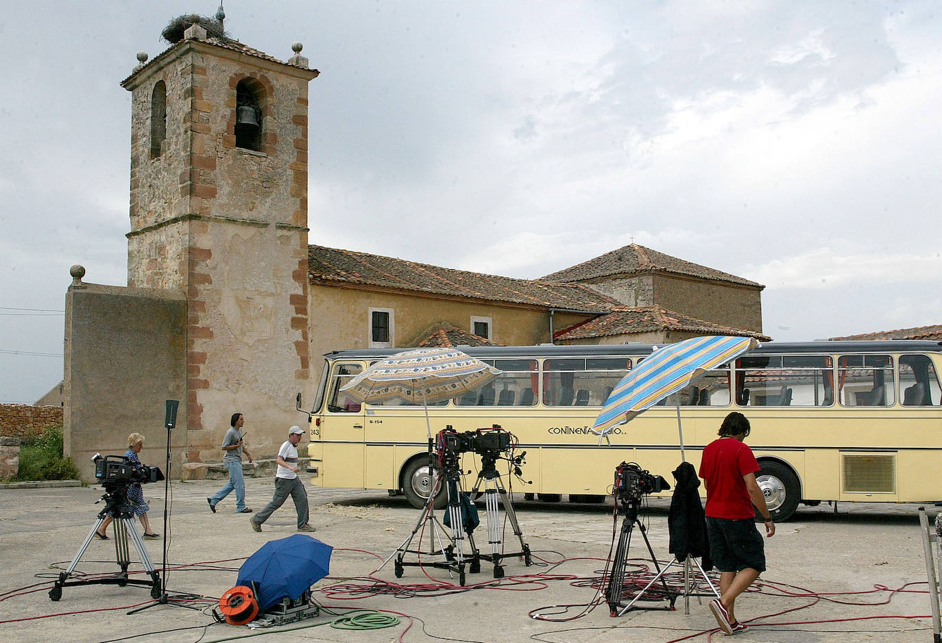 Los rodajes de Cuéntame en Segovia, en imágenes