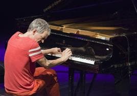 Brad Mehldau durante un concierto de piano.
