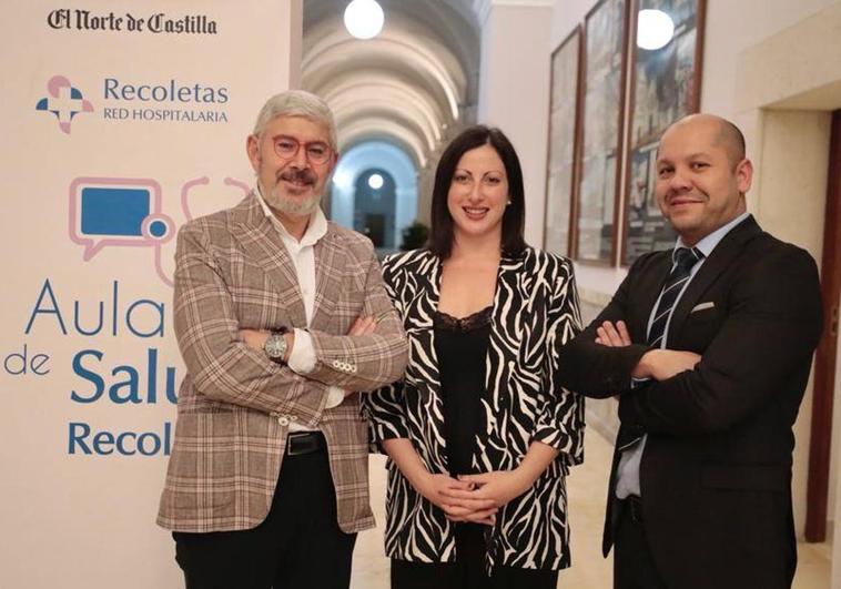 Los doctores Baltasar Pérez Saborido, Petra Friedova y Alejandro Costa.