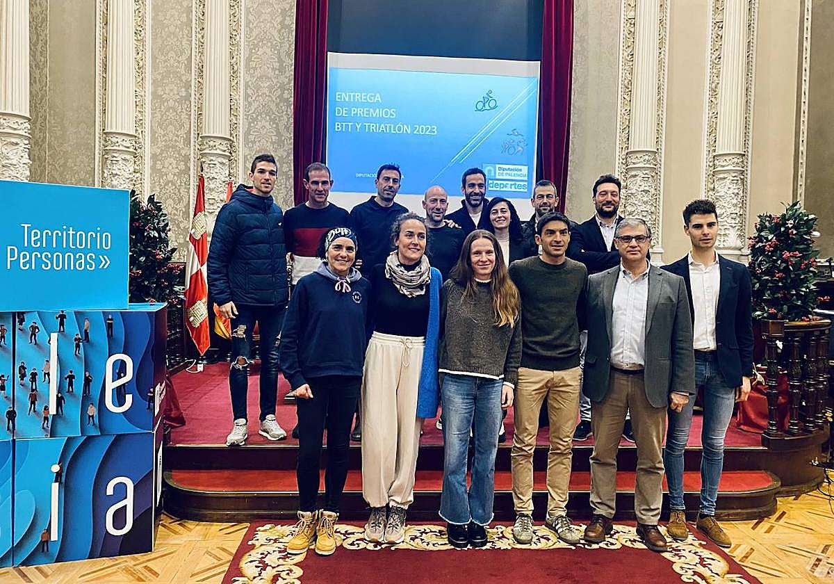 Entrega de premios en el Palacio Provincial, este jueves.