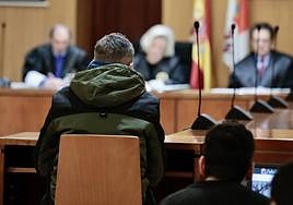 Daniel Vallejo, en la Audiencia de Valladolid.