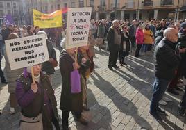 Concentración el 25-N en la Plaza Mayor.