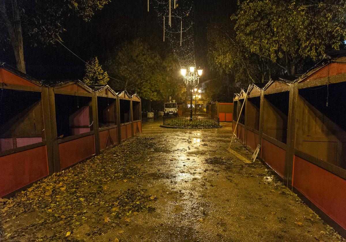 Estado del Paseo de la Navidad este jueves por la noche.