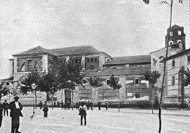 El Monasterio de las Huelgas Reales en 1910.