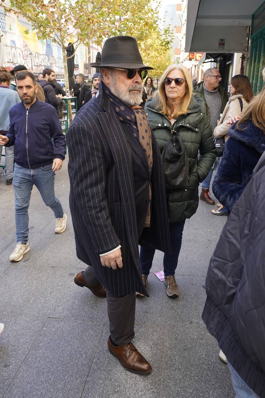 El actor Antonio Resines, este sábado, en el teatro La Latina.