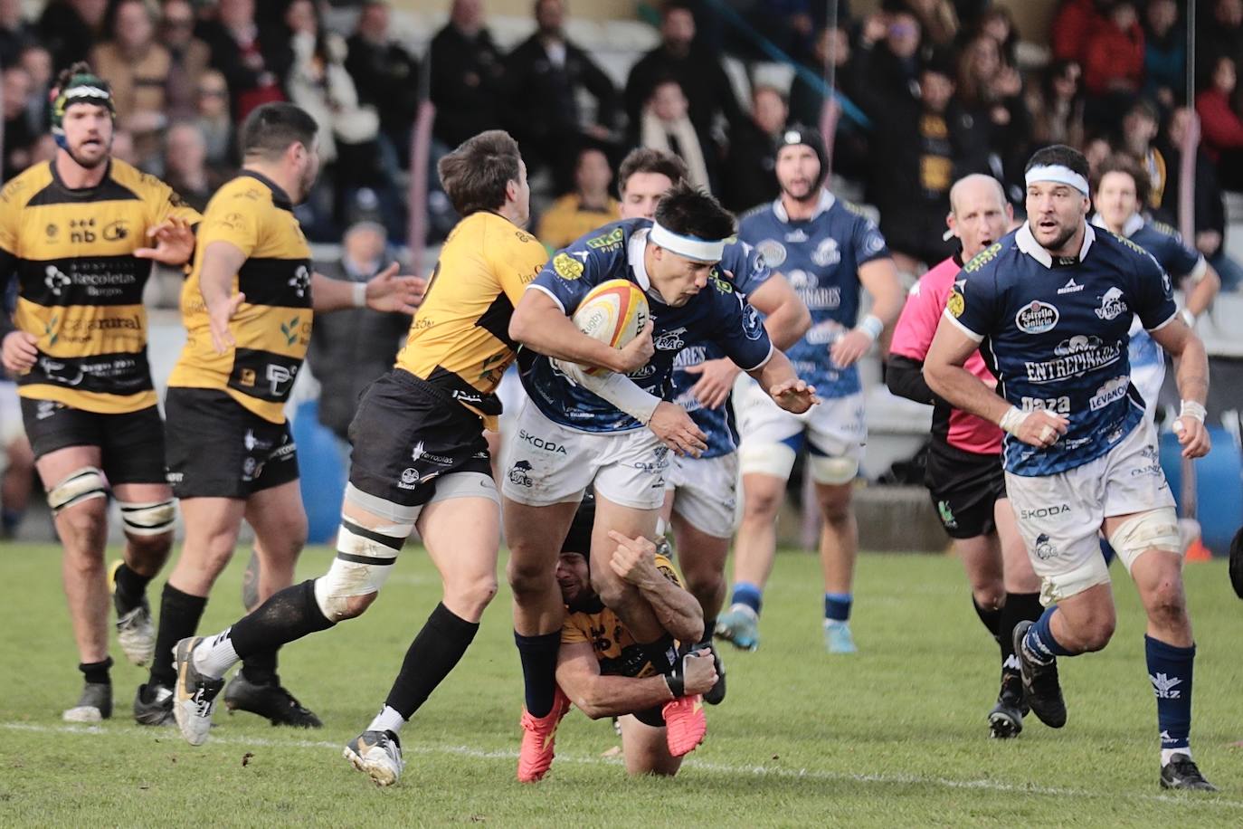 El partido entre el VRAC y el Burgos, en imáganes