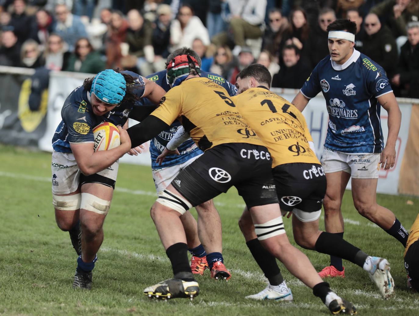 El partido entre el VRAC y el Burgos, en imáganes