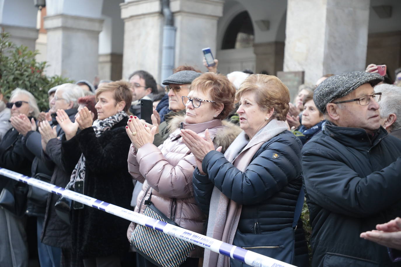 Recorrido fúnebre del féretro de Concha Velasco en Valladolid